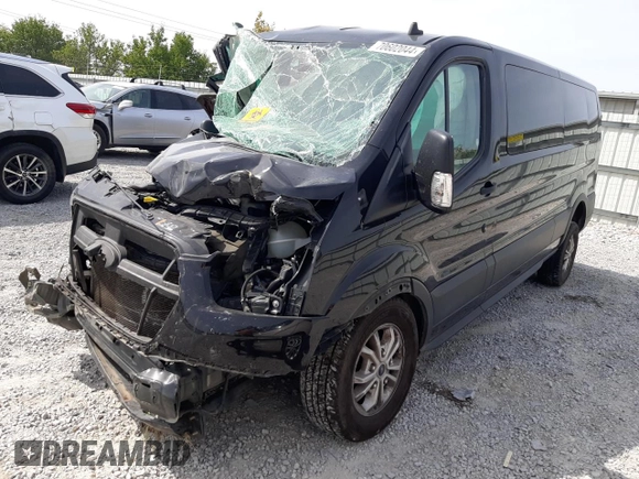2021 Ford Transit Passenger XL with VIN 1FBAX2Y88MKA52013, listed as a Copart auction lot 70602044 with Not provided miles and Salvage title. Bid and sale history available at DreamBid. Image 1.