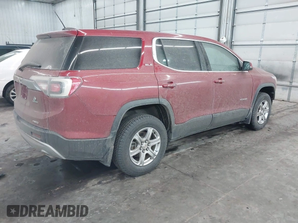 2019 GMC Acadia SLE z VIN 1GKKNRLA6KZ247285, wystawiony jako IAAI lot #41393392 z przebiegiem 97 199 mil mil oraz . Historia ofert i sprzedaży dostępna na DreamBid. Obrazek 4.