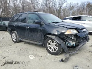 2006 Acura MDX Touring w/Navi with VIN 2HNYD18876H539530, listed as a Copart auction lot 47628035 with 115,525 mi miles and Salvage Title. Bid and sale history available at carsss.com. Image 4.