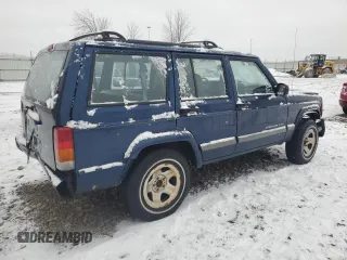 2001 Jeep Cherokee Sport with VIN 1J4FT48S91L580230, listed as a Copart auction lot 43455475 with 182,588 mi miles and Non Repairable. Bid and sale history available at carsss.com. Image 3.