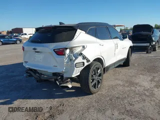 2022 Chevrolet Blazer RS с VIN 3GNKBERS2NS158531, выставлен на аукционе IAAI как лот 40607904 с пробегом 23 777 миль миль и . История ставок и продаж доступна на DreamBid. Изображение 4.