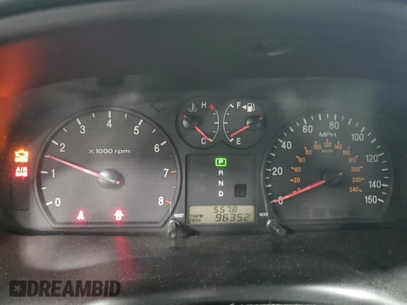2004 Hyundai Sonata GLS with VIN KMHWF35H74A065531, listed as a Copart auction lot 58972164 with 96,352 mi miles and Salvage Title. Bid and sale history available at carsss.com. Image 9.