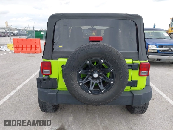 2013 Jeep Wrangler Sport with VIN 1C4AJWAG8DL507944, listed as a IAAI auction lot 42143144 with 70,085 mi miles and . Bid and sale history available at carsss.com. Image 16.