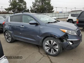 2012 Kia Sportage SX with VIN KNDPCCA69C7170928, listed as a Copart auction lot 44991175 with 176,239 mi miles and Salvage title. Bid and sale history available at DreamBid. Image 4.