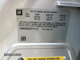 2010 Buick LaCrosse CXL with VIN 1G4GC5EG8AF131115, listed as a Copart auction lot 58030995 with 138,584 mi miles and Clean title. Bid and sale history available at DreamBid. Image 13.