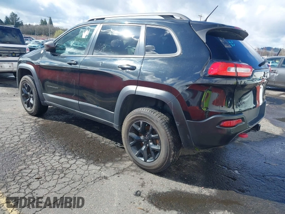 2015 Jeep Cherokee Trailhawk with VIN 1C4PJMBS7FW699392, listed as a IAAI auction lot 41797617 with 1 mi miles. Bid and sale history available at carsss.com. Image 3.