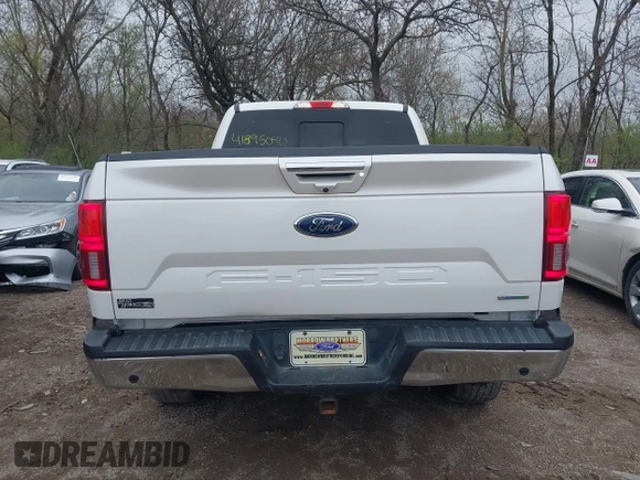2019 Ford F-150 XL with VIN 1FTFW1E49KFC42215, listed as a IAAI auction lot 41895040 with 85,657 mi miles. Bid and sale history available at carsss.com. Image 16.