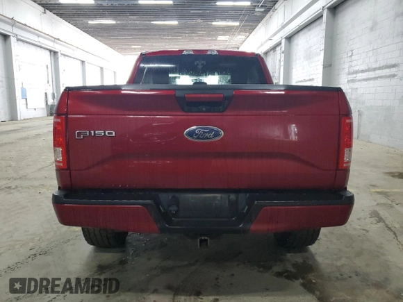 2016 Ford F-150 XLT with VIN 1FTEW1EP0GFC97424, listed as a Copart auction lot 62746505 with 171,445 mi miles and Salvage title. Bid and sale history available at DreamBid. Image 6.