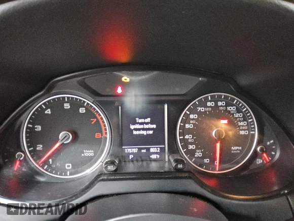 2014 Audi Q5 Premium Plus with VIN WA1DGAFP8EA081347, listed as a Copart auction lot 59495995 with 175,797 mi miles and Clean title. Bid and sale history available at DreamBid. Image 9.