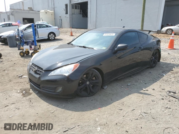 2011 Hyundai Genesis Coupe with VIN KMHHT6KD9BU045507, listed as a Copart auction lot 60969625 with 261,358 mi miles and Clean title. Bid and sale history available at DreamBid. Image 1.