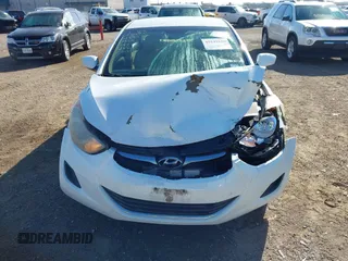 2011 Hyundai Elantra GLS with VIN 5NPDH4AE2BH002849, listed as a IAAI auction lot 41641610 with 186,923 mi miles. Bid and sale history available at carsss.com. Image 12.