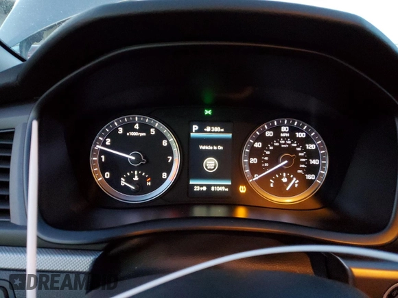 2018 Hyundai Sonata Sport Plus with VIN 5NPE34AF3JH628985, listed as a Copart auction lot 84901014 with 81,049 mi miles and Salvage Title. Bid and sale history available at DreamBid. Image 9.
