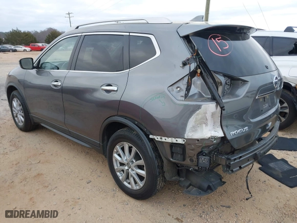 2018 Nissan Rogue S with VIN KNMAT2MVXJP614205, listed as a IAAI auction lot 41843085 with 84,693 mi miles. Bid and sale history available at carsss.com. Image 3.