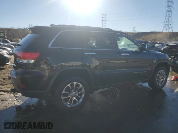 2015 Jeep Grand Cherokee Limited with VIN 1C4RJFBGXFC785555, listed as a Copart auction lot 83031334 with 94,289 mi miles and Salvage Title. Bid and sale history available at carsss.com. Image 3.