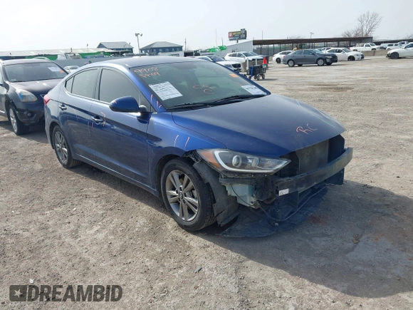 2018 Hyundai Elantra SEL with VIN 5NPD84LFXJH332663, listed as a IAAI auction lot 41750768 with 86,450 mi miles and . Bid and sale history available at DreamBid. Image 1.
