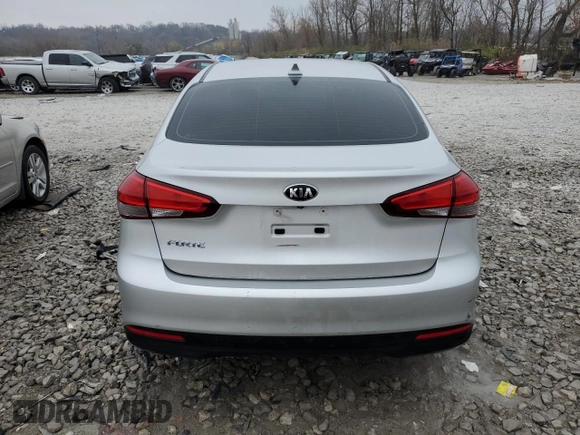 2018 Kia Forte LX with VIN 3KPFL4A72JE174343, listed as a Copart auction lot 82365594 with 128,306 mi miles and Salvage Title. Bid and sale history available at carsss.com. Image 6.