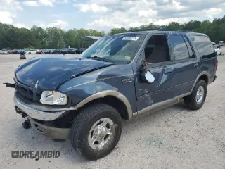 2002 Ford Expedition Eddie Bauer with VIN 1FMPU18L72LA55405, listed as a Copart auction lot 55048215 with Not provided miles and Salvage title. Bid and sale history available at DreamBid. Image 1.