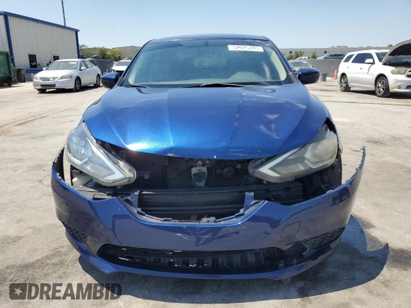 2017 Nissan Sentra S with VIN 3N1AB7AP5HY338467, listed as a Copart auction lot 52025745 with 164,890 mi miles and Salvage title. Bid and sale history available at DreamBid. Image 5.