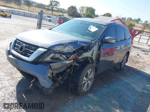 2020 Nissan Pathfinder S with VIN 5N1DR2AN5LC643553, listed as a IAAI auction lot 40581997 with 99,062 mi miles. Bid and sale history available at carsss.com. Image 17.