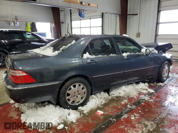 2004 Acura RL w/Navigation System with VIN JH4KA96684C001616, listed as a Copart auction lot 83496294 with 0 mi miles and Salvage Title. Bid and sale history available at carsss.com. Image 3.
