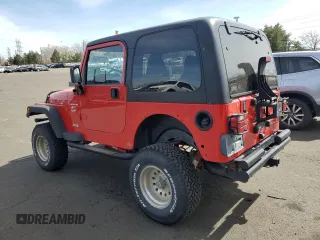 1999 Jeep Wrangler Sport z VIN 1J4FY19S4XP111512, wystawiony jako Copart lot #50330025 z przebiegiem 118 583 mil mil oraz Czysty tytuł • Clean title. Historia ofert i sprzedaży dostępna na DreamBid. Obrazek 2.