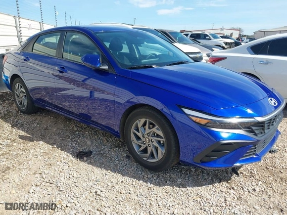 2024 Hyundai Elantra Essential with VIN KMHLM4DG9RU668803, listed as a IAAI auction lot 41647803 with 41,057 mi miles. Bid and sale history available at carsss.com. Image 1.