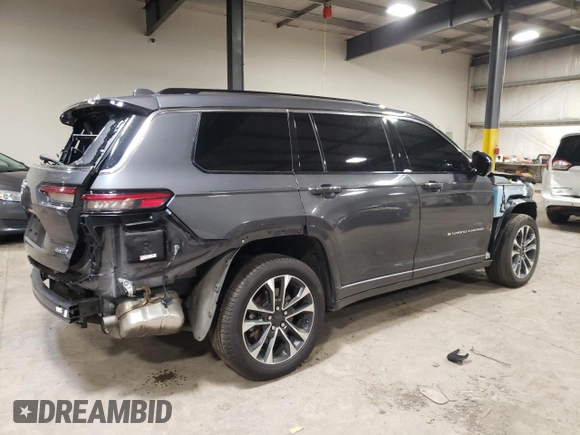 2021 Jeep Grand Cherokee Overland with VIN 1C4RJKDG3M8188009, listed as a Copart auction lot 65584584 with 39,438 mi miles and Salvage title. Bid and sale history available at DreamBid. Image 3.