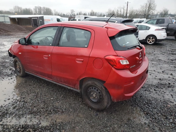 2020 Mitsubishi Mirage ES with VIN ML32A3HJXLH007339, listed as a Copart auction lot 87726615 with 91,947 mi miles and Salvage Title. Bid and sale history available at carsss.com. Image 2.