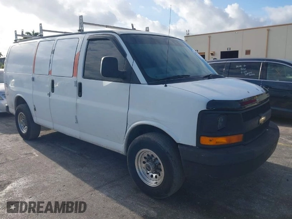 2011 Chevrolet Express Cargo with VIN 1GCWGFCA8B1162548, listed as a IAAI auction lot 41965235 with 226,539 mi miles and . Bid and sale history available at DreamBid. Image 1.