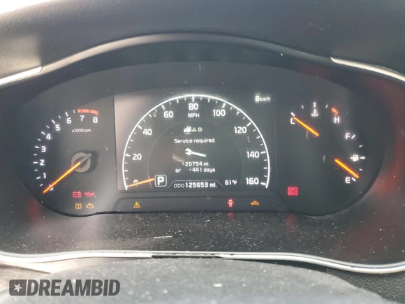 2015 Kia Cadenza Premium with VIN KNALN4D7XF5181484, listed as a Copart auction lot 83456034 with 125,653 mi miles and Clean Title. Bid and sale history available at carsss.com. Image 9.