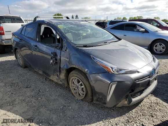 2019 Toyota Prius LE with VIN JTDL9RFU6K3001740, listed as a Copart auction lot 47926063 with 86,075 mi miles. Bid and sale history available at carsss.com. Image 4.