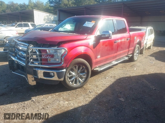 2015 Ford F-150 XL with VIN 1FTEW1CG9FKF11626, listed as a IAAI auction lot 41202217 with 125,677 mi miles. Bid and sale history available at carsss.com. Image 17.