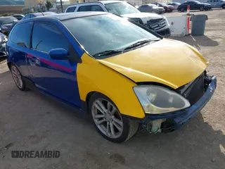 2005 Honda Civic Si with VIN SHHEP33535U504527, listed as a IAAI auction lot 41621844 with 162,510 mi miles and . Bid and sale history available at DreamBid. Image 1.
