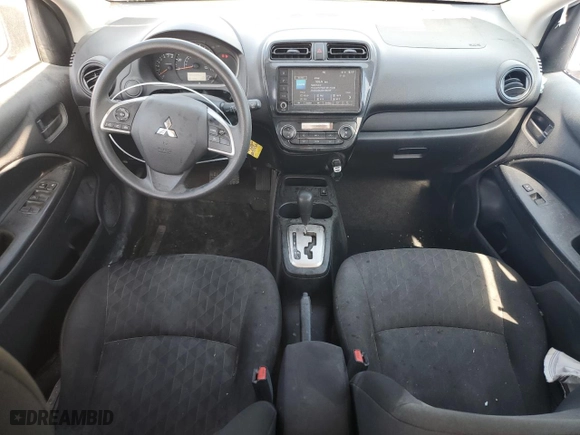 2021 Mitsubishi Mirage ES with VIN ML32AUHJ8MH007878, listed as a Copart auction lot 49356785 with 103,550 mi miles and Salvage Title. Bid and sale history available at carsss.com. Image 8.