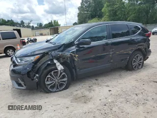 2020 Honda CR-V EX-L z VIN 7FART6H89LE015098, wystawiony jako Copart lot #60462865 z przebiegiem 75 704 mil mil oraz Szkoda całkowita • Salvage title. Historia ofert i sprzedaży dostępna na DreamBid. Obrazek 1.