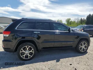 2019 Jeep Grand Cherokee Limited with VIN 1C4RJFBG5KC552404, listed as a Copart auction lot 56889475 with 86,224 mi miles and Salvage title. Bid and sale history available at DreamBid. Image 3.