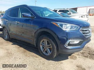 2018 Hyundai Santa Fe Sport 2.4L with VIN 5XYZU3LB0JG552328, listed as a IAAI auction lot 41869758 with 88,710 mi miles. Bid and sale history available at carsss.com. Image 1.