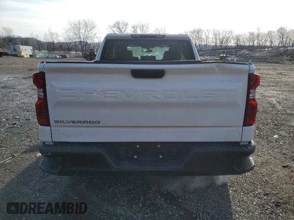 2020 Chevrolet Silverado 1500 Work Truck with VIN 1GCRWAEH4LZ315314, listed as a Copart auction lot 50679605 with 62,963 mi miles and Clean Title. Bid and sale history available at DreamBid. Image 6.