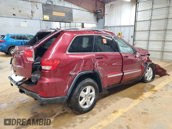 2013 Jeep Grand Cherokee Laredo with VIN 1C4RJFAG4DC635309, listed as a Copart auction lot 45188995 with 134,249 mi miles and Salvage Title. Bid and sale history available at carsss.com. Image 3.