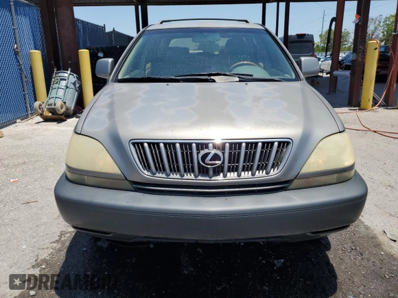 2003 Lexus RX 300 with VIN JTJGF10U430153066, listed as a Copart auction lot 57409455 with 152,343 mi miles and Salvage title. Bid and sale history available at DreamBid. Image 5.