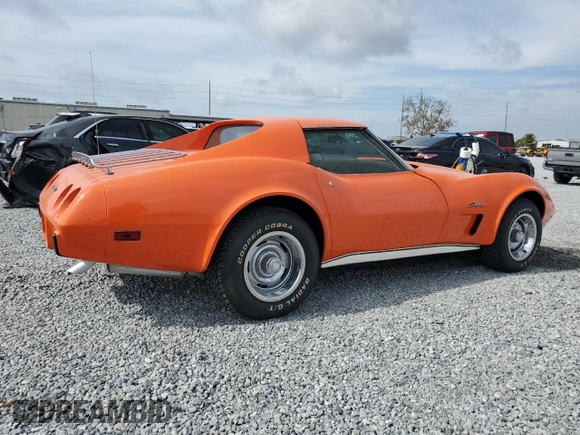 1976 Chevrolet Corvette with VIN 1Z37L6S442300, listed as a Copart auction lot 43044735 with 90,217 mi miles and Salvage title. Bid and sale history available at DreamBid. Image 3.