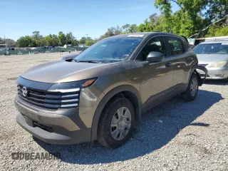 2025 Nissan Kicks S with VIN 3N8AP6BA8SL312814, listed as a Copart auction lot 49655605 with 7,533 mi miles and Salvage Title. Bid and sale history available at carsss.com. Image 1.