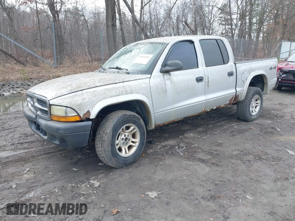 2004 Dodge Dakota Sport with VIN 1D7HG38K54S634958, listed as a IAAI auction lot 41831018 with 135,917 mi miles. Bid and sale history available at carsss.com. Image 2.