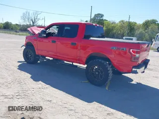 2018 Ford F-150 XL with VIN 1FTEW1E53JFA02130, listed as a IAAI auction lot 41769332 with 186,681 mi miles. Bid and sale history available at carsss.com. Image 3.