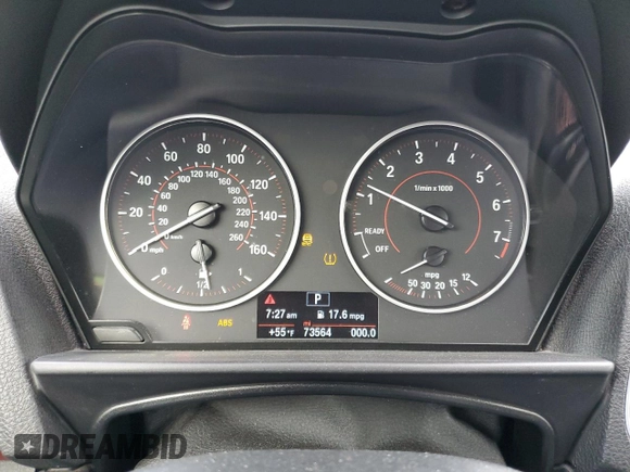 2016 BMW 2 Series 228i with VIN WBA1F9C57GV742274, listed as a Copart auction lot 53837825 with 73,564 mi miles and Salvage Title. Bid and sale history available at carsss.com. Image 9.