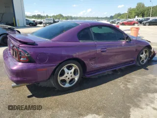 1997 Ford Mustang Cobra with VIN 1FALP47V0VF117976, listed as a Copart auction lot 72975454 with 165,076 mi miles and Salvage Title. Bid and sale history available at carsss.com. Image 3.