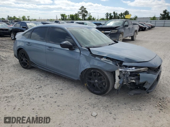 2022 Honda Civic Si z VIN 2HGFE1E58NH474272, wystawiony jako Copart lot #52454135 z przebiegiem 76 380 mil mil oraz Szkody całkowita. Historia ofert i sprzedaży dostępna na DreamBid. Obrazek 4.
