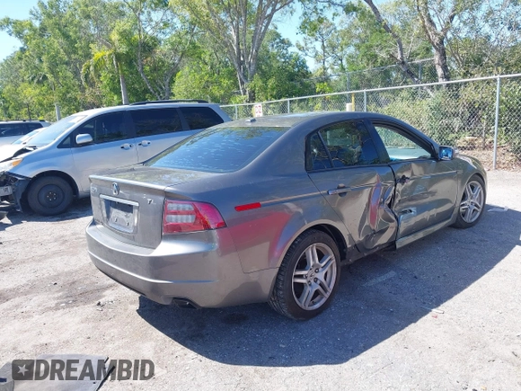 2007 Acura TL with VIN 19UUA66277A022612, listed as a IAAI auction lot 41822692 with 150,425 mi miles. Bid and sale history available at carsss.com. Image 4.