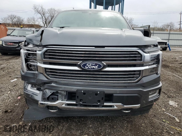 2024 Ford F-150 with VIN 1FTFW7LD8RFB79270, listed as a Copart auction lot 51674575 with 6,413 mi miles and Salvage title. Bid and sale history available at DreamBid. Image 5.