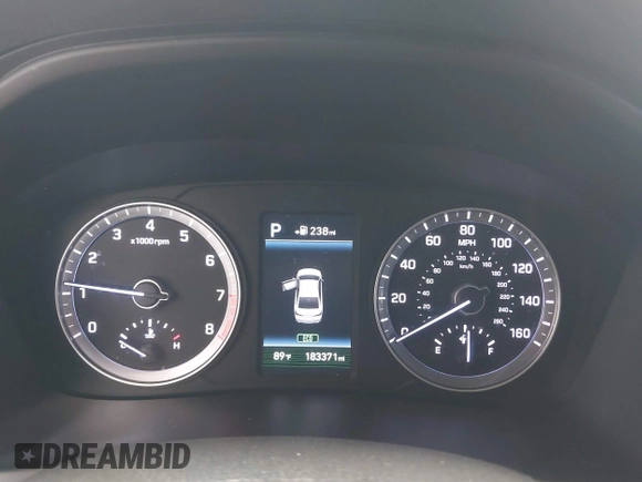 2018 Hyundai Sonata SEL with VIN 5NPE34AF2JH643218, listed as a IAAI auction lot 42139668 with 183,371 mi miles and . Bid and sale history available at carsss.com. Image 7.